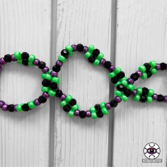 Mega Alakazam Perler Necklace - Picture 3 of 6